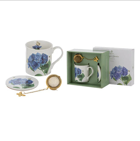 Garden Blue Hydrangea Tea Gift Set