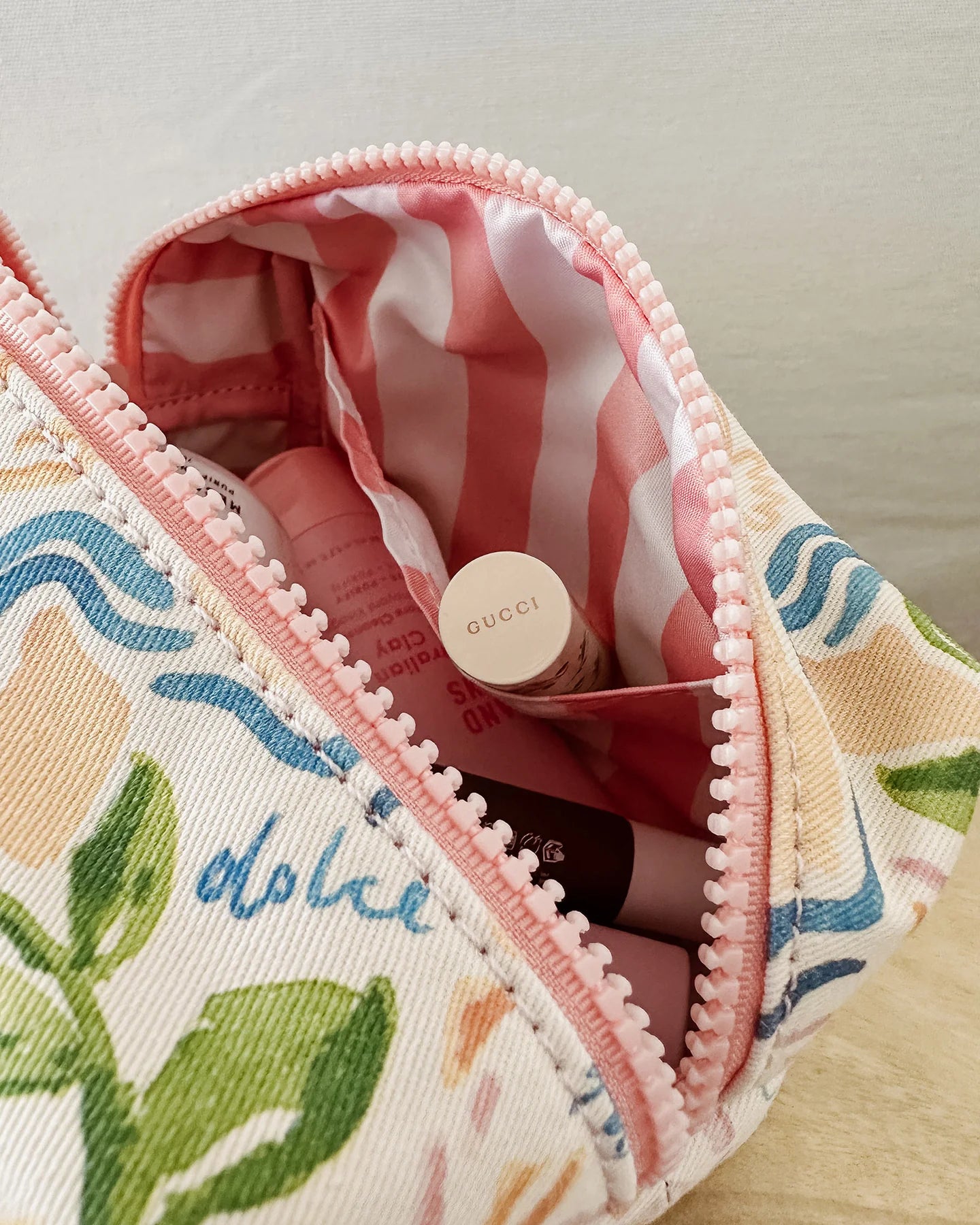 Louenhide Bambi Makeup Bag - Lemon Print