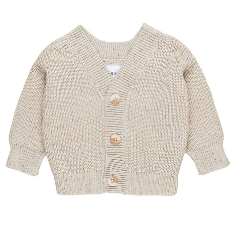 Huxbaby Sprinkles Knit Cardi - Almond