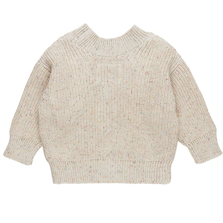 Huxbaby Sprinkles Knit Cardi - Almond