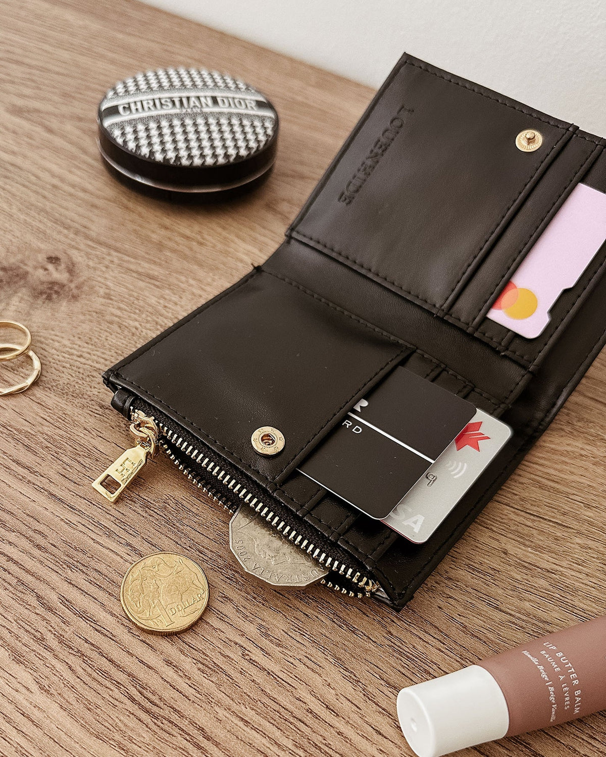 Louenhide Lily Wallet - Woven Black