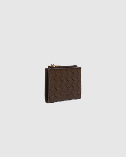 Louenhide Lily Wallet - Woven Chocolate