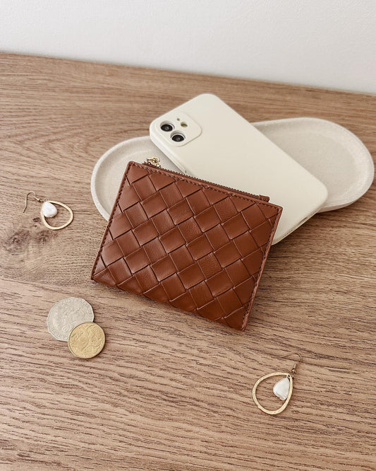 Louenhide Lily Wallet - Woven Tan