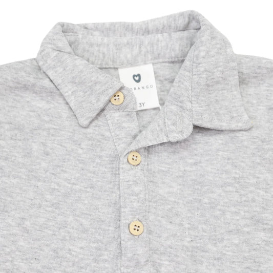 Korango Long Sleeve Polo | Grey