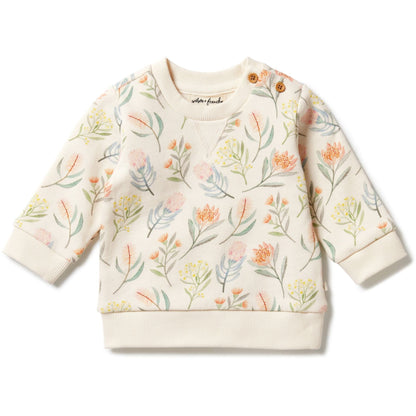 Wilson & Frenchy Organic French Terry Sweat | Pretty Floral
