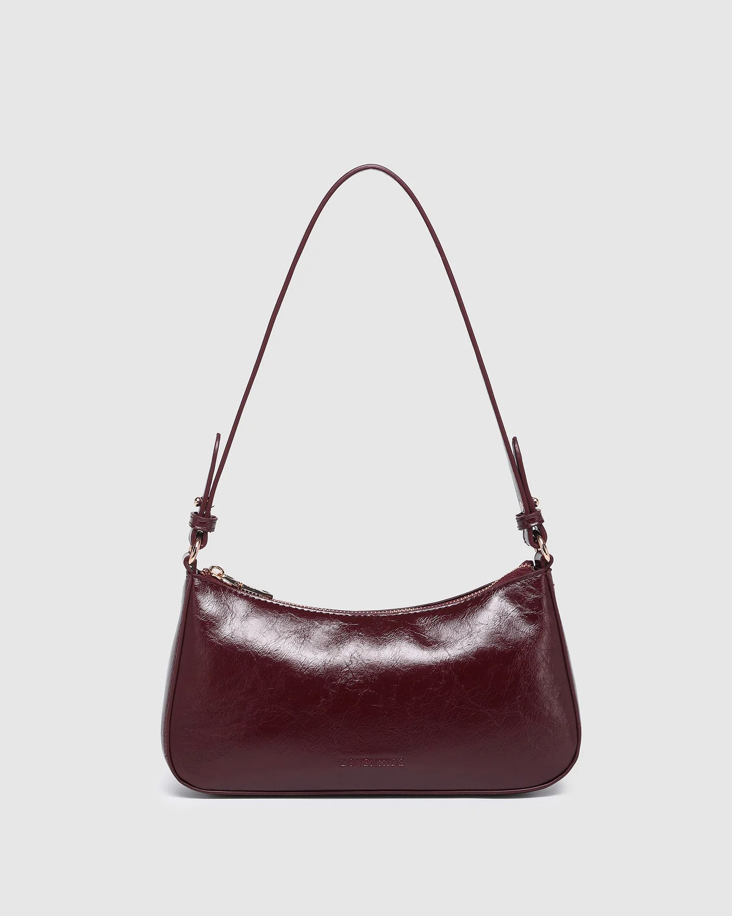 Louenhide Jacqueline Shoulder Bag - Burgundy Patent