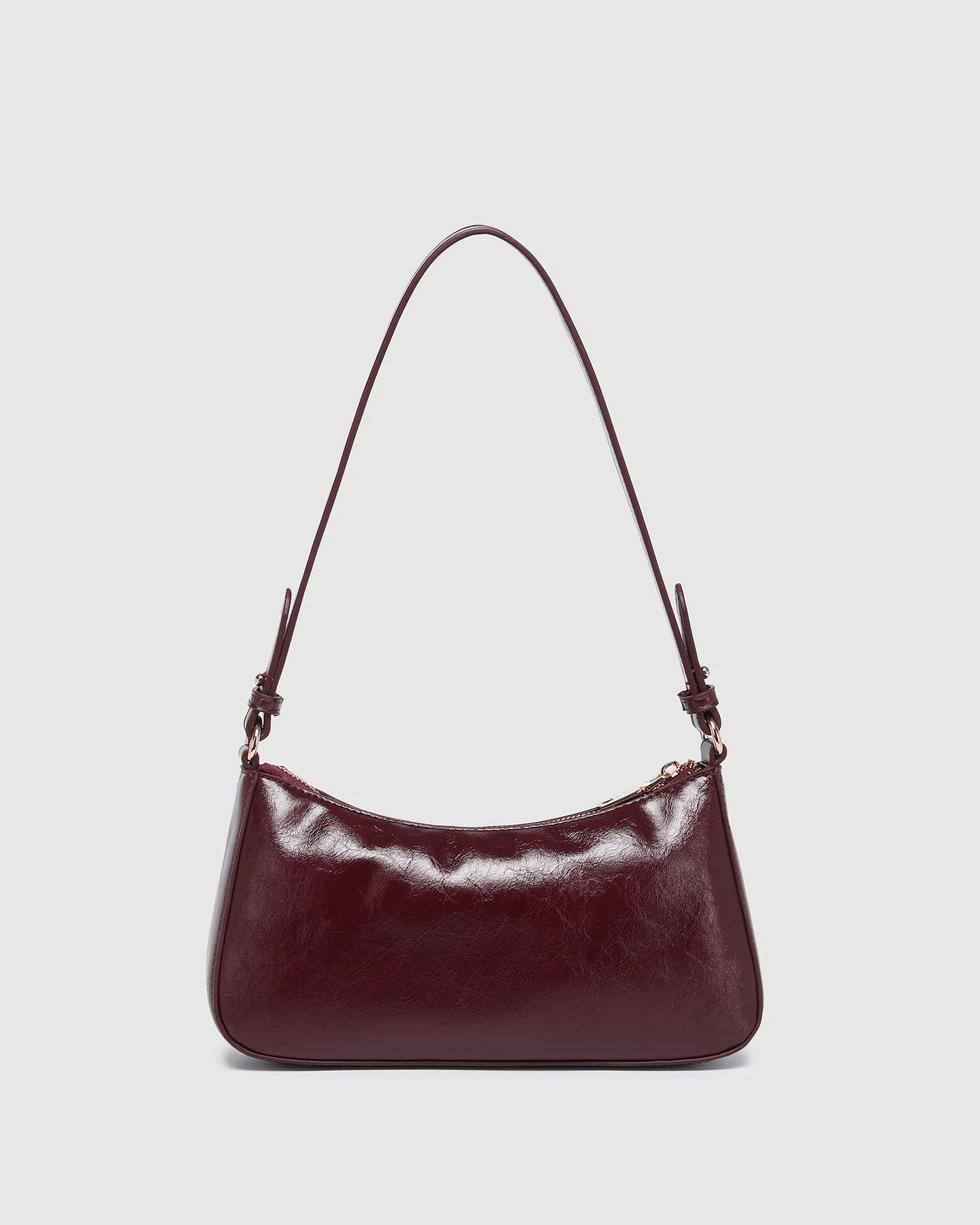 Louenhide Jacqueline Shoulder Bag - Burgundy Patent