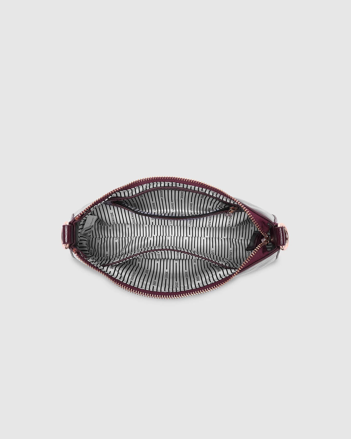 Louenhide Jacqueline Shoulder Bag - Burgundy Patent