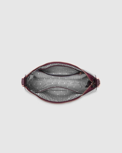 Louenhide Jacqueline Shoulder Bag - Burgundy Patent