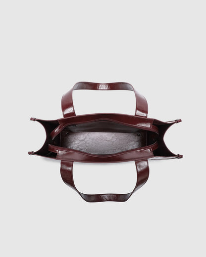 Louenhide Riley & Everyday Pouch Set - Burgundy Patent