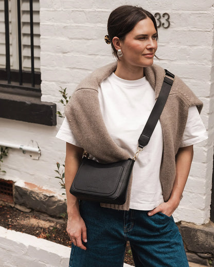 Linda Crossbody Bag | Black