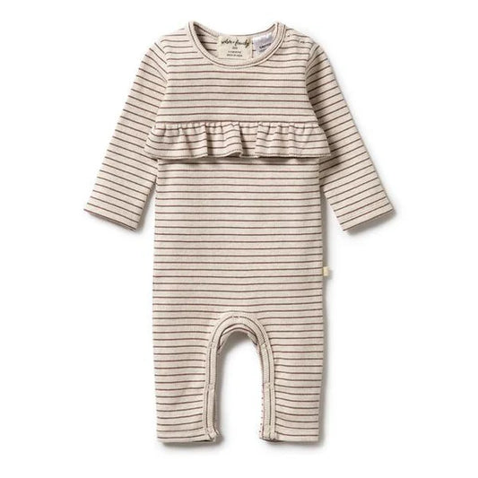 Wilson & Frenchy Ruffle Growsuit - Wild Ginger