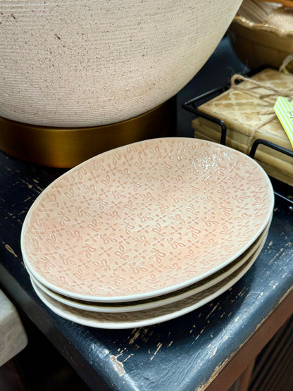 Small Oval Serving Plates- Set of 3