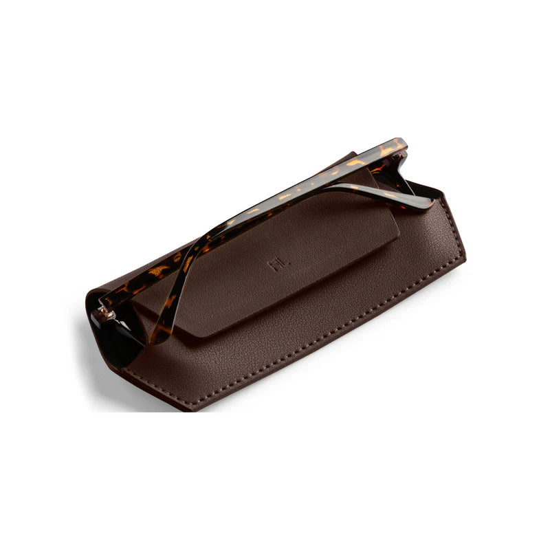 Fox & Leo Glasses Case - Chocolate