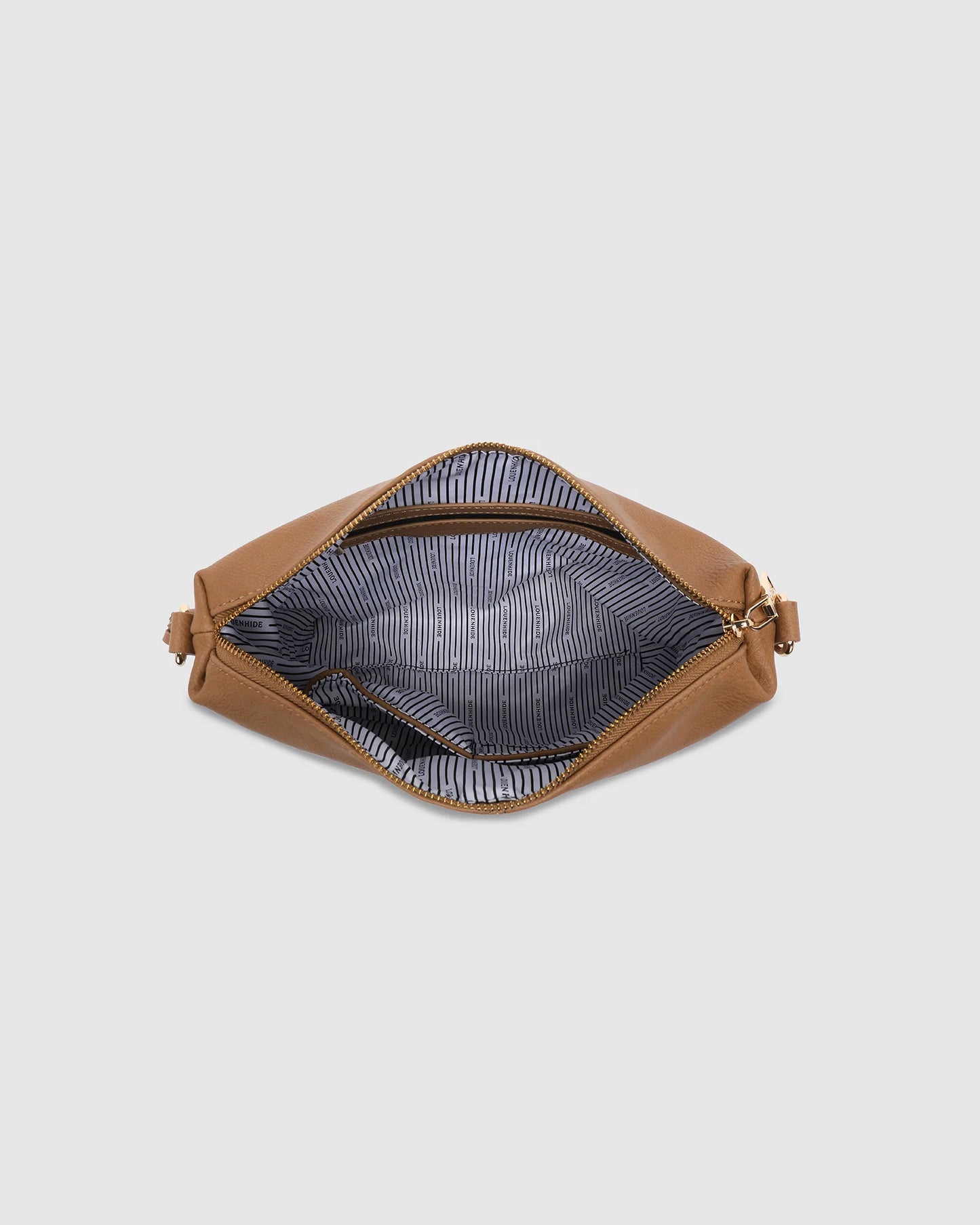 Daisy Stripe Crossbody Bag | Camel