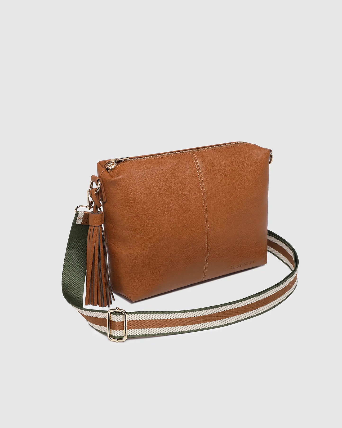 Louenhide Daisy Stripe Crossbody Bag | Tan