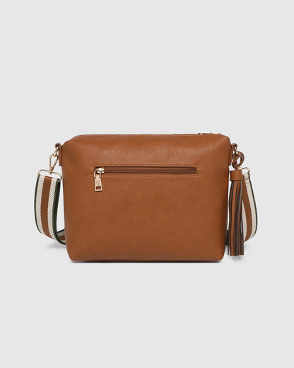 Louenhide Daisy Stripe Crossbody Bag | Tan