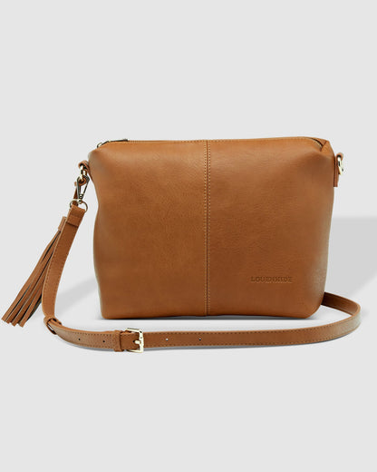 Louenhide Daisy Stripe Crossbody Bag | Tan