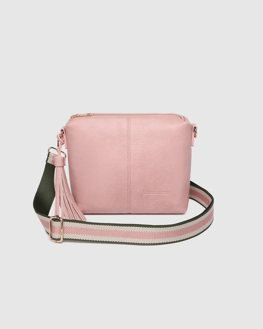 Kasey Stripe Crossbody Bag | Blush Pink