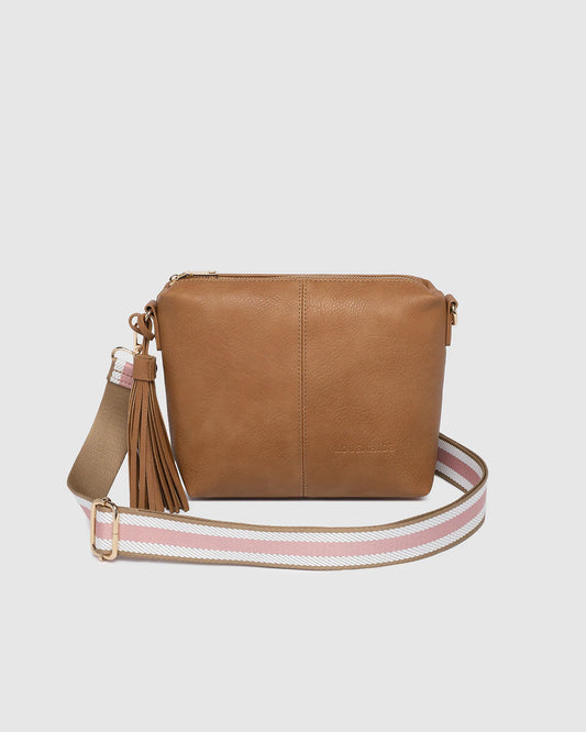 Kasey Stripe Crossbody Bag | Camel