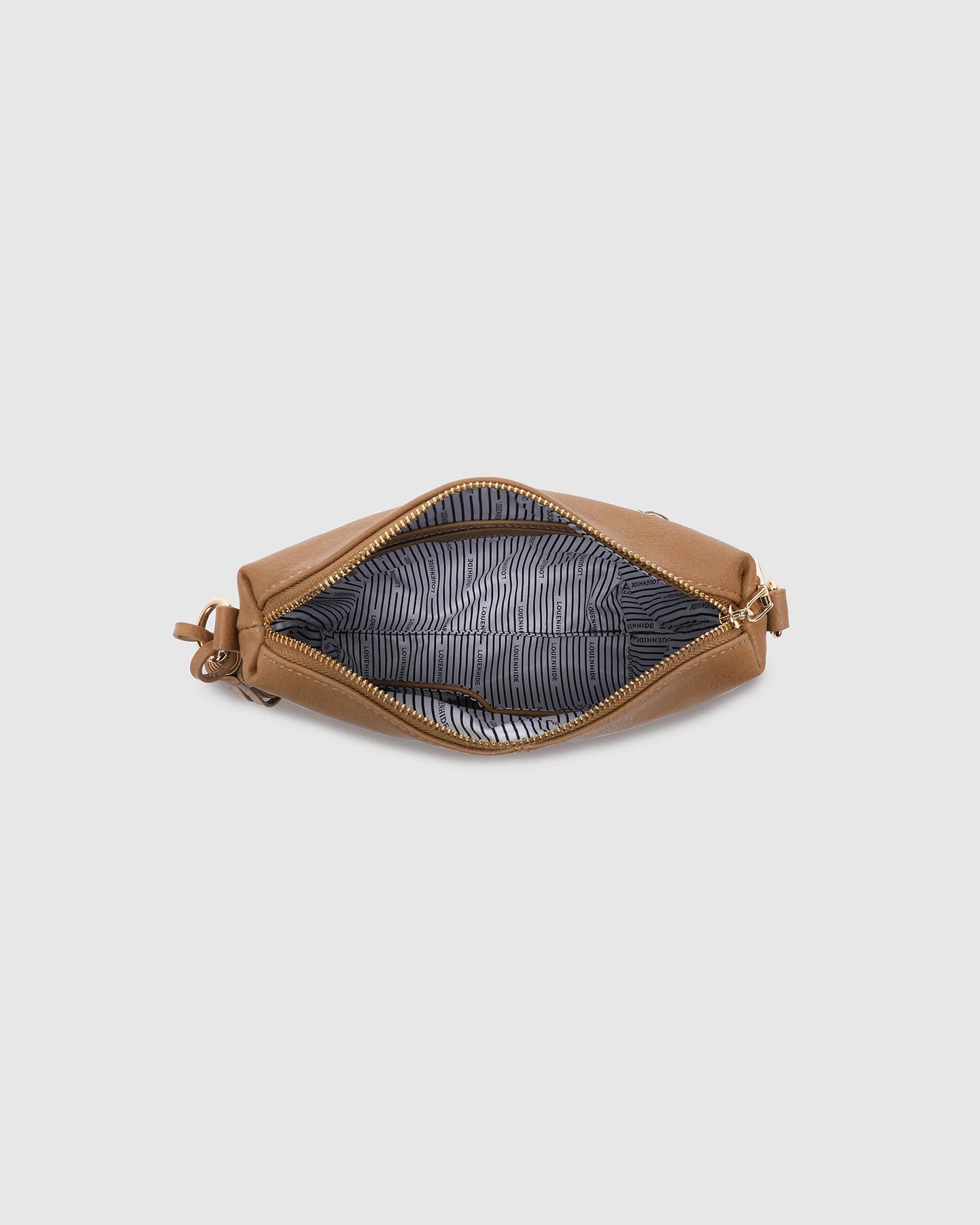 Kasey Stripe Crossbody Bag | Camel