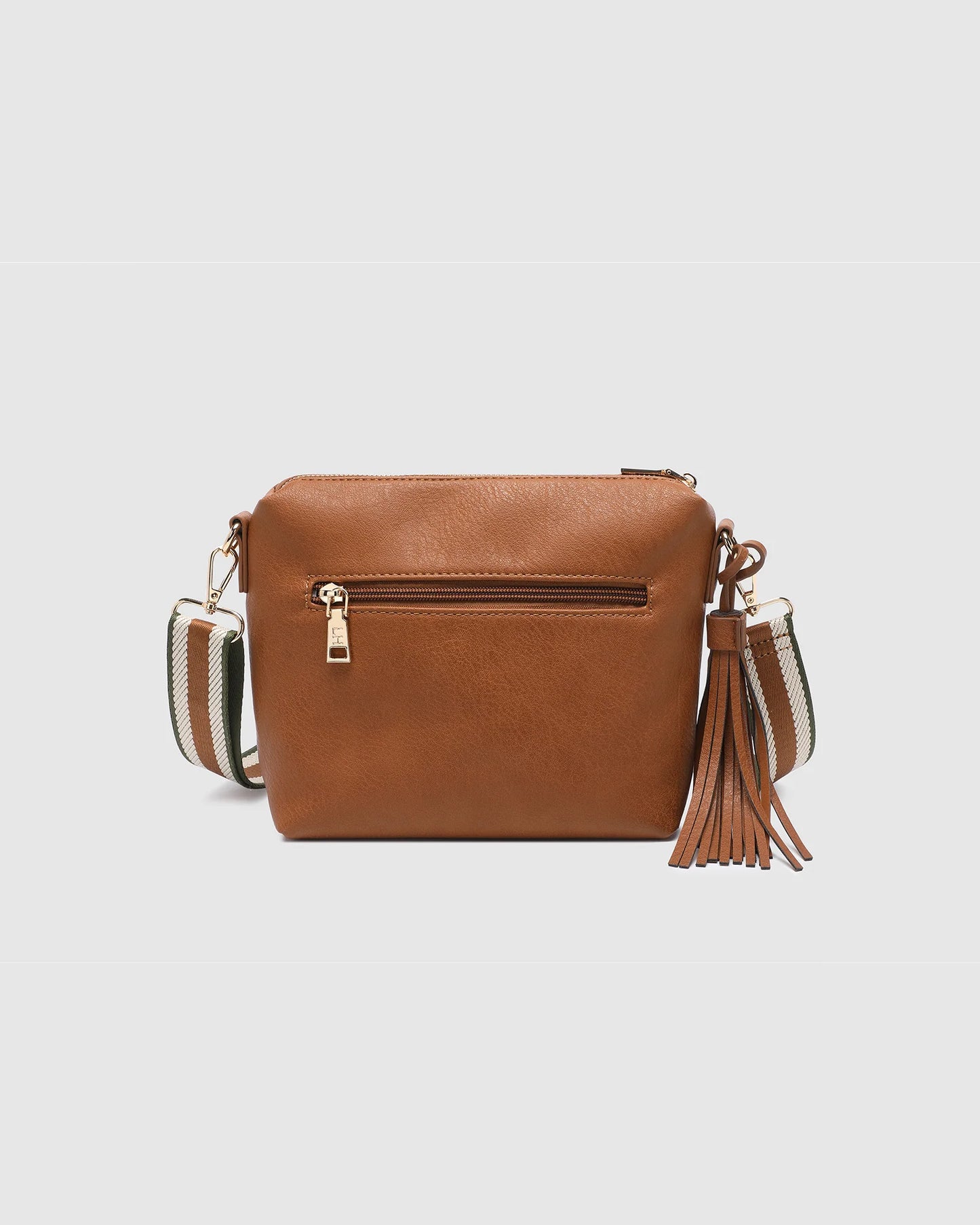 Kasey Stripe Crossbody Bag | Tan
