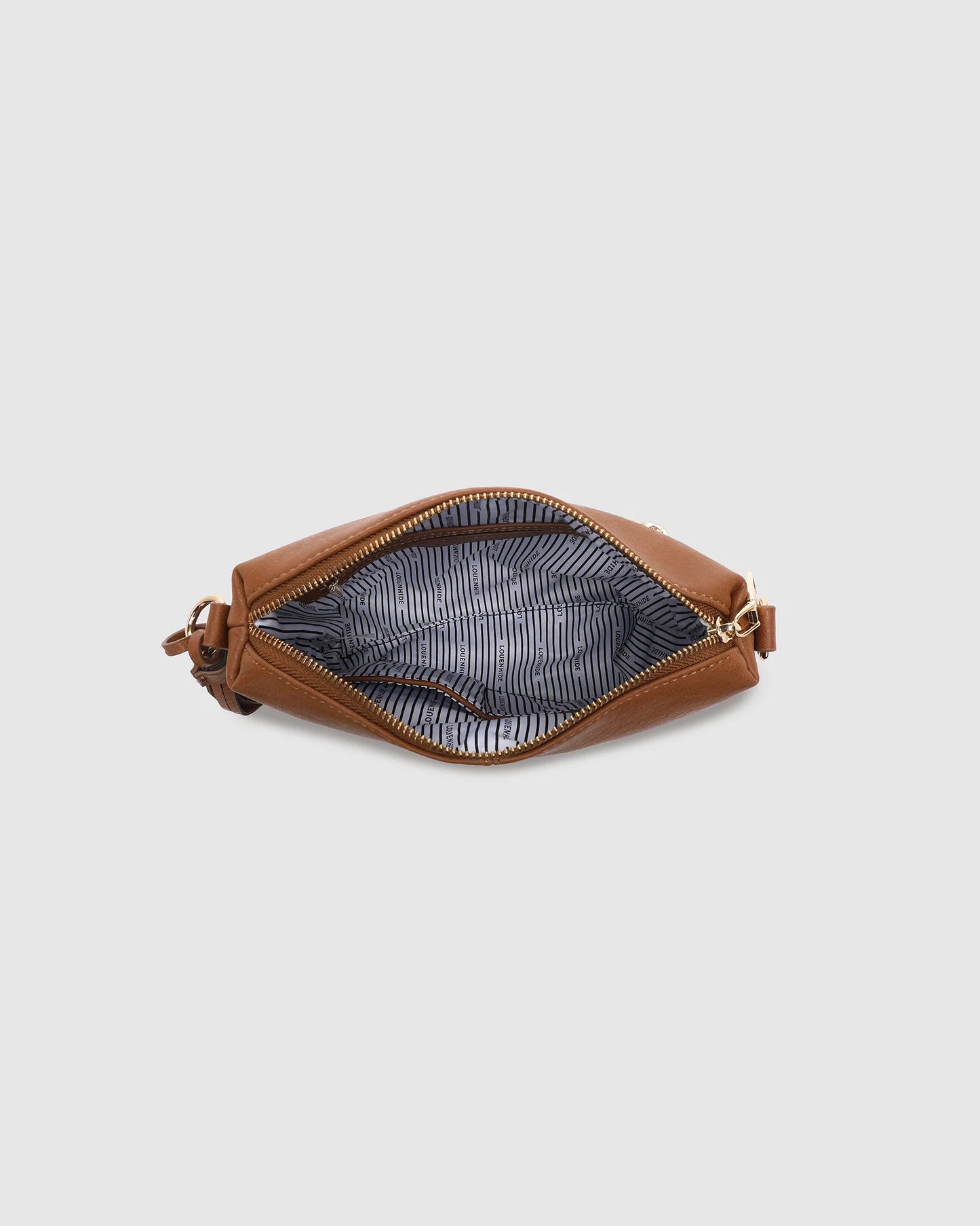 Kasey Stripe Crossbody Bag | Tan