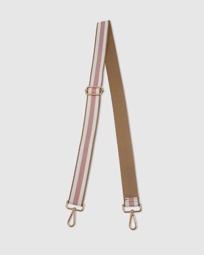 Daisy Stripe Crossbody Bag | Camel