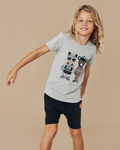 Huxbaby B-Ball Pals T-Shirt | Grey