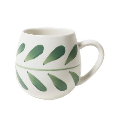 Set of 4 Hug Me Mugs - Olive Brush