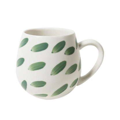 Set of 4 Hug Me Mugs - Olive Brush