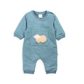 Tiny Twig Chunky Sheep Applique Growsuit