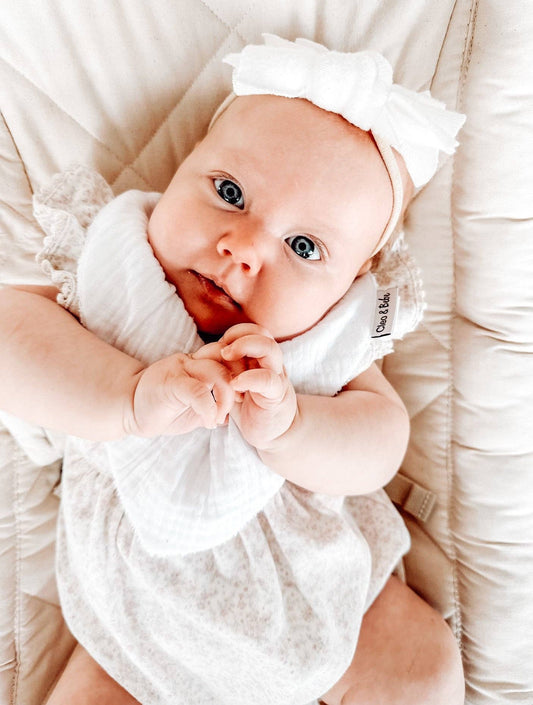 Snow White - Waterproof Bandana Bib