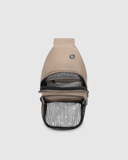 Louenhide Boyd Nylon Sling Bag | Mocha