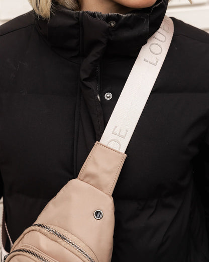 Louenhide Boyd Nylon Sling Bag | Mocha