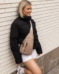 Louenhide Boyd Nylon Sling Bag | Mocha
