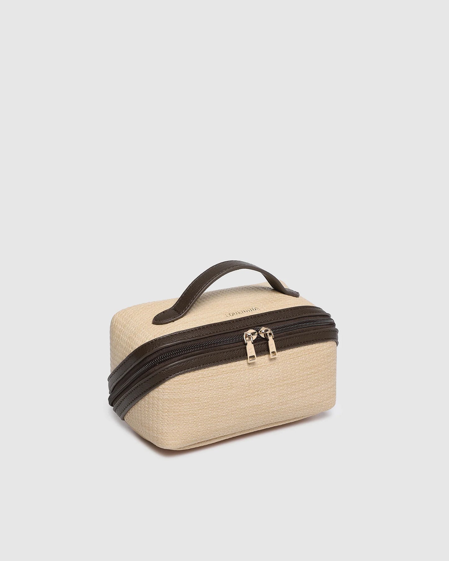 Louenhide Ellis Makeup Bag - Natural Choc