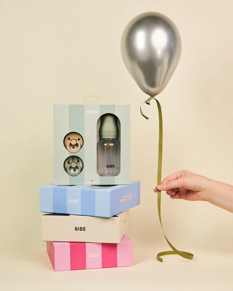 BIBS Gift Set, Baby Sprinkle - Sage