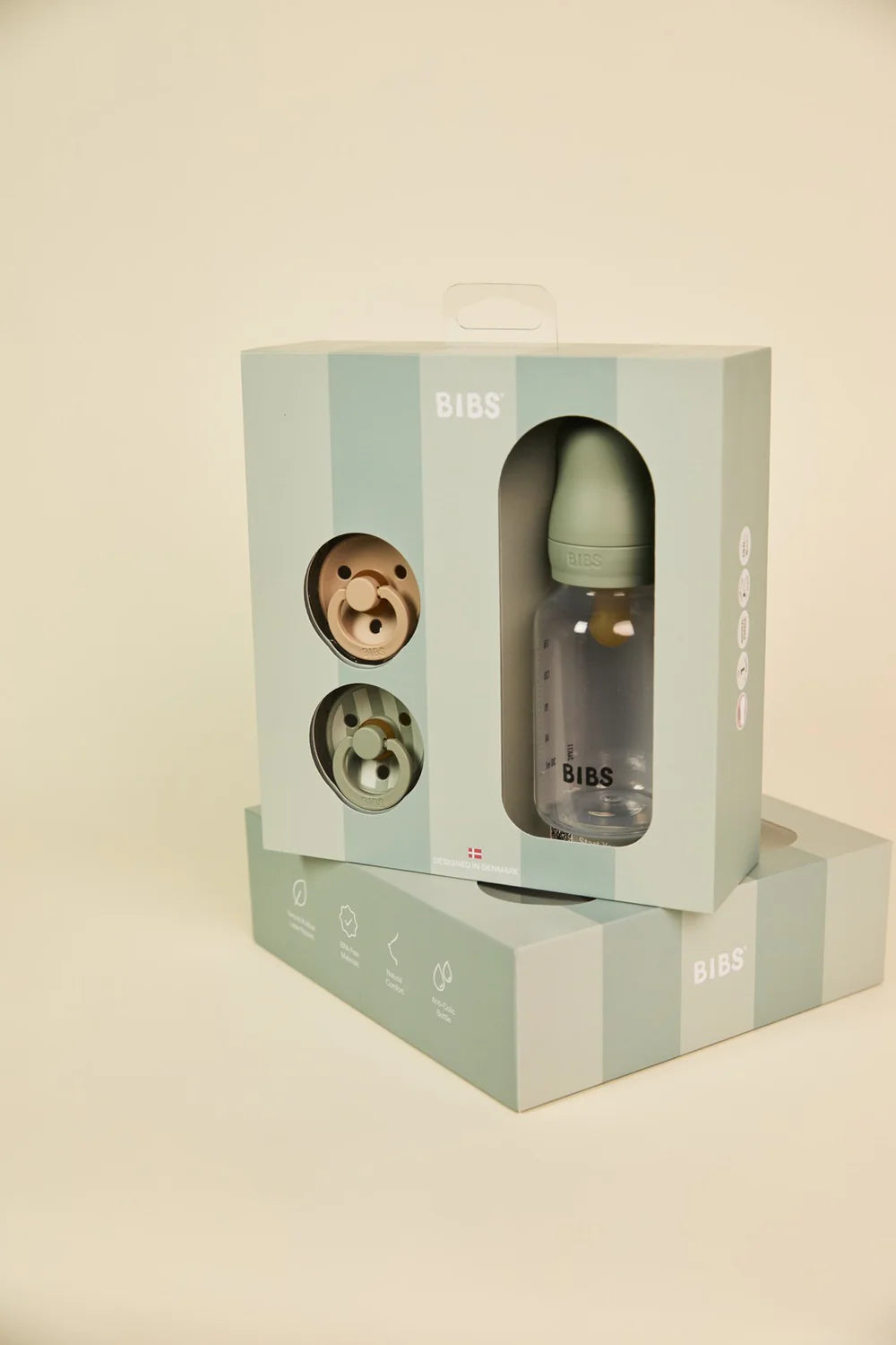 BIBS Gift Set, Baby Sprinkle - Sage