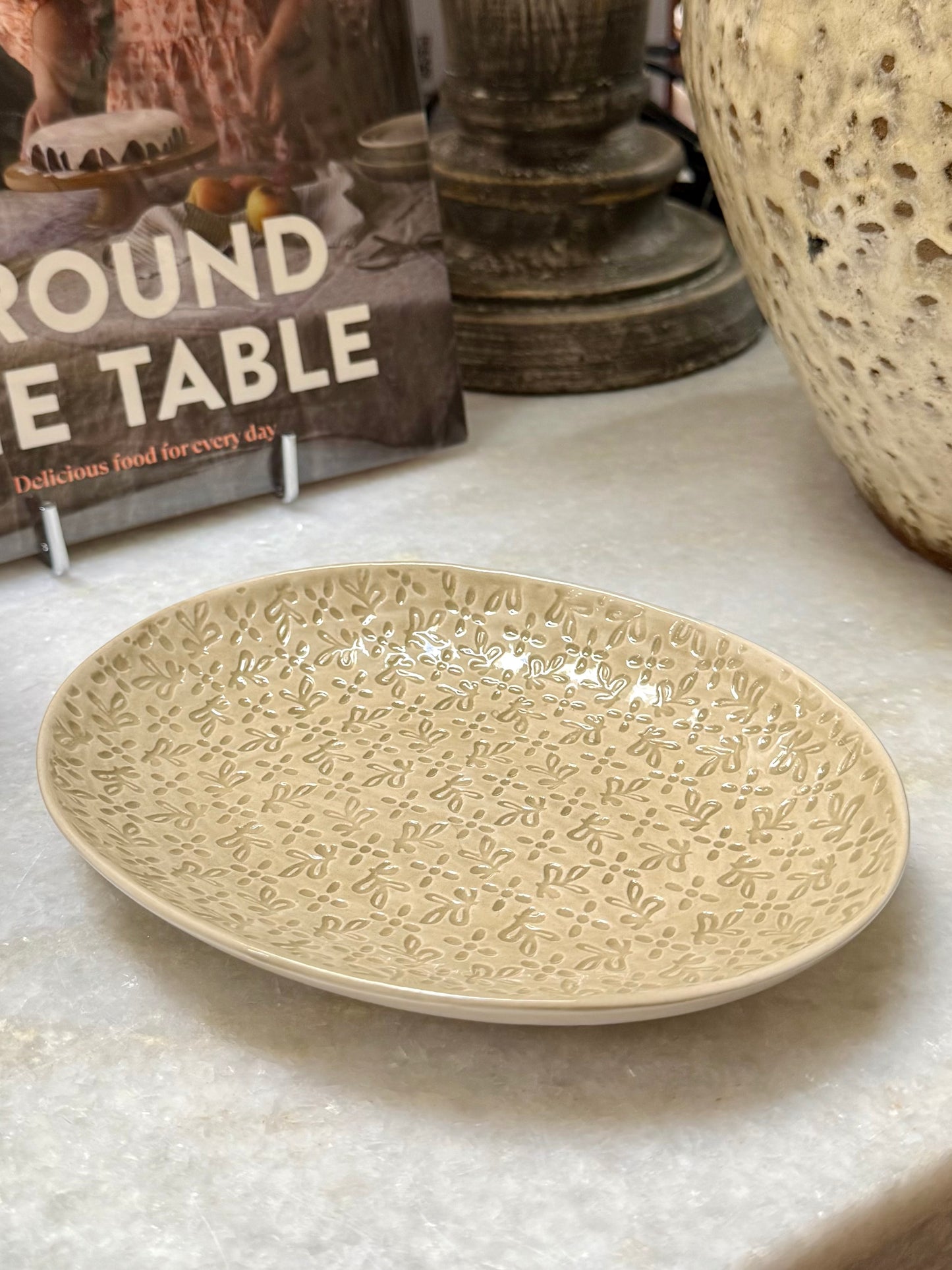 Small Oval Serving Plates- Set of 3