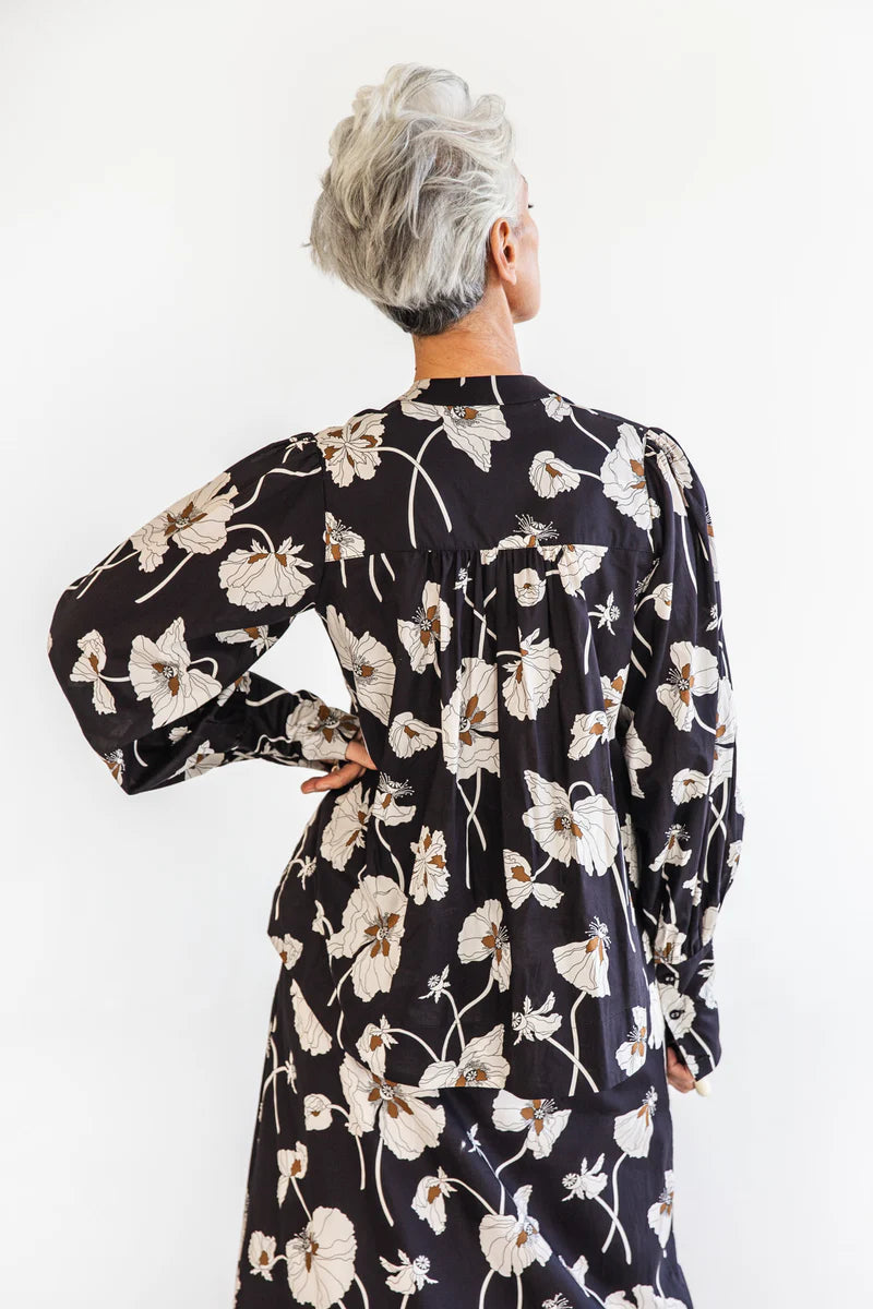 Posie Blouse - Fragile Bloom Liberty