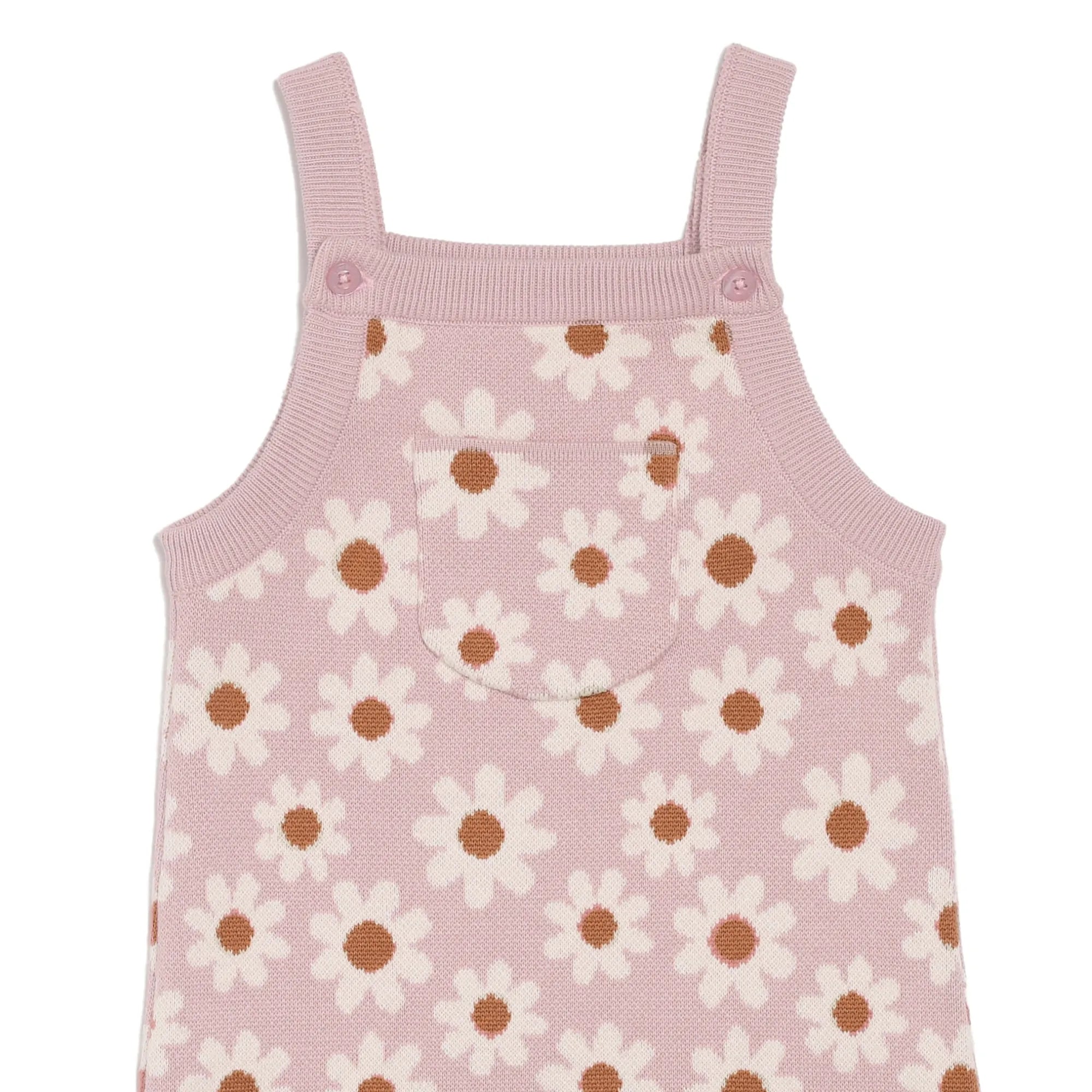 Kyndbaby Jacquard Knit Overall - Paper Daisy