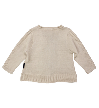 Korango Double Breasted Textured Knit Jacket | Tapioca