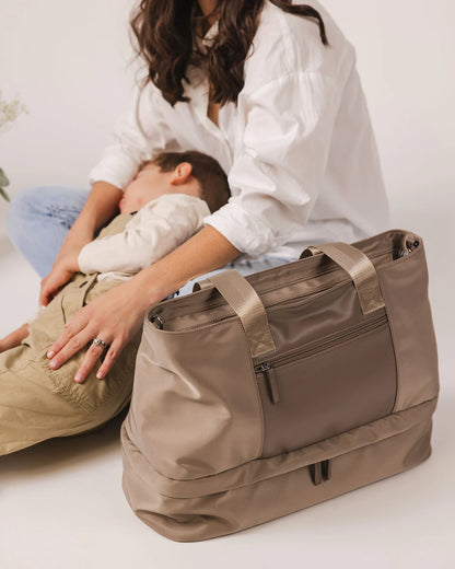 Louenhide Madden Nylon Baby Bag - Coffee