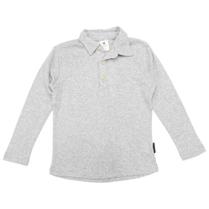 Korango Long Sleeve Polo | Grey