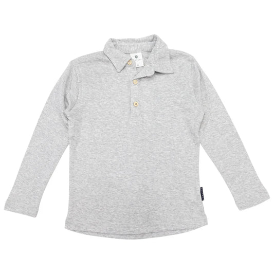 Korango Long Sleeve Polo | Grey