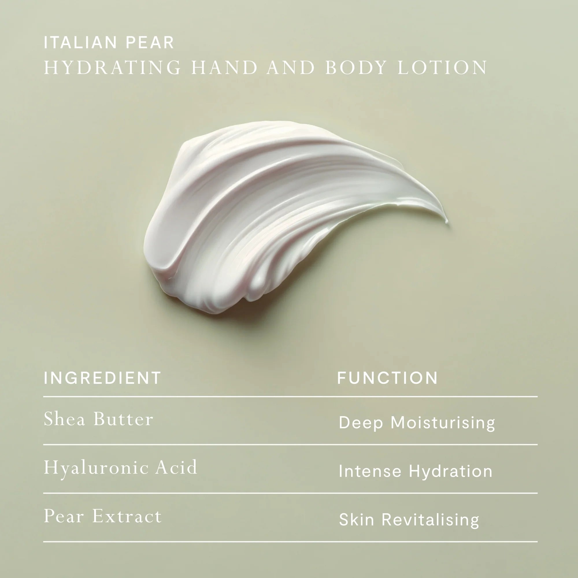 Italian Pear Hand & Body Lotion - 500mL