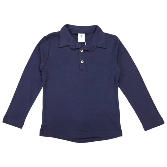 Korango Long Sleeve Polo | Navy
