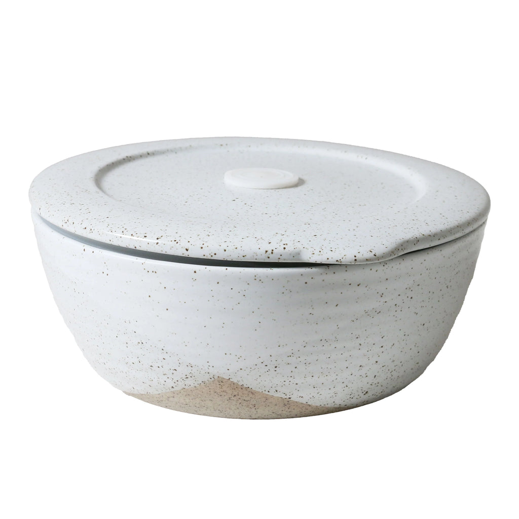 Robert Gordon 1 Litre Container with Lid - White Speckle