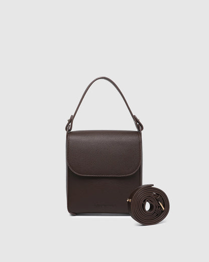 Louenhide Bessie Crossbody Phone Bag - Chocolate